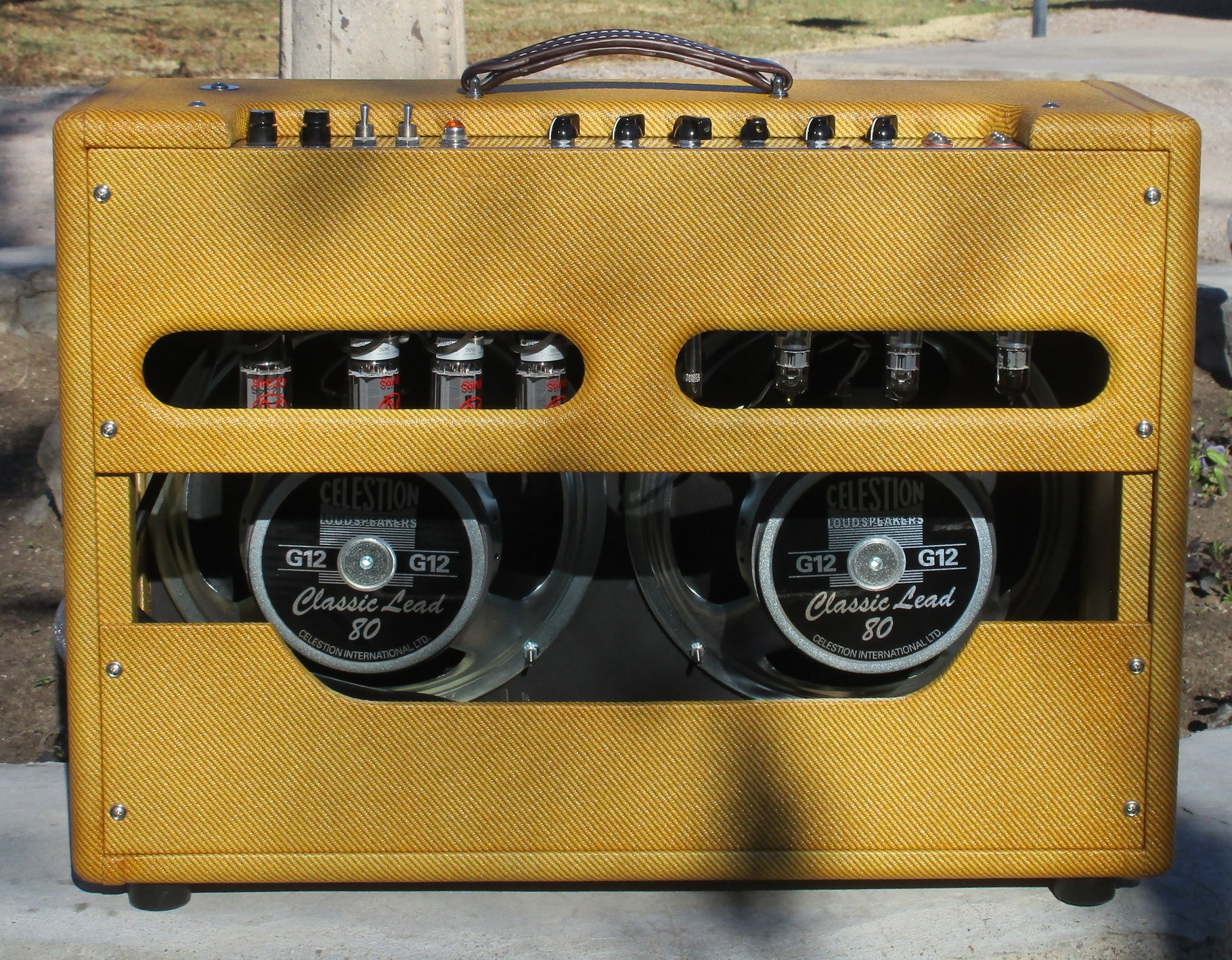 The Tumblin' Dice CPC-80T Tweed Twin Style Amp — Carl's The Tumblin' Dice CPC-80T Tweed Twin Style Amp — Carl's